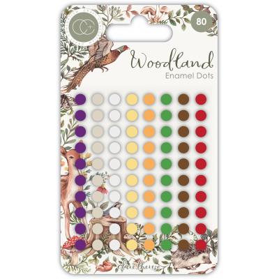 Craft Consortium Woodland Adhesive - Enamel Dots